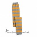 MP Socks - Leggings, gestreift l Senfgelb mit Grau