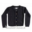 Phister & Philina - edle Feinstrickjacke mit Spitze l Grau