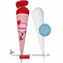 crepes suzette - Schultte HANNA mit Wunschnamen + Inlett l Ballerina und Herz