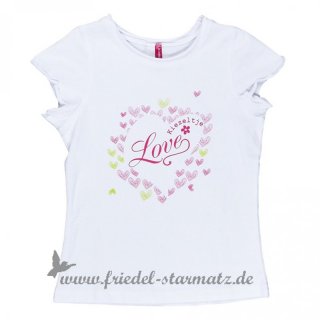 Kiezel-tje - Mdchen T-Shirt Love l White