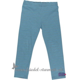 Kiezel-tje - Mdchen Legging l Stripe Petrol 146-152