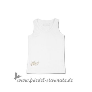 Kiezel-tje - Mdchen Racer Back l White