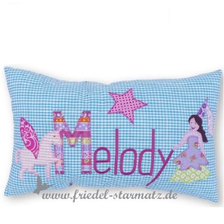 crepes suzette - Namenskissen MELODY l Pegasus und Burgfrulein