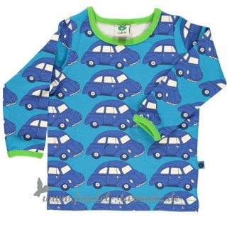 Smafolk - Baby Shirt, Cars l Turquise